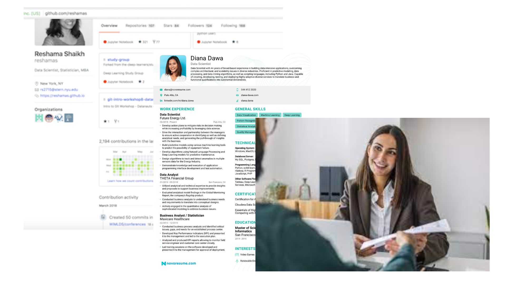 CV optimizado, perfil de GitHub y preparación de entrevistas del bonus de empleabilidad